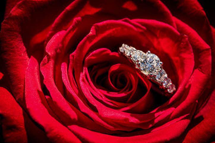 Norman Hege Jewelers | Rock Hill, SC | wedding ring inside rose